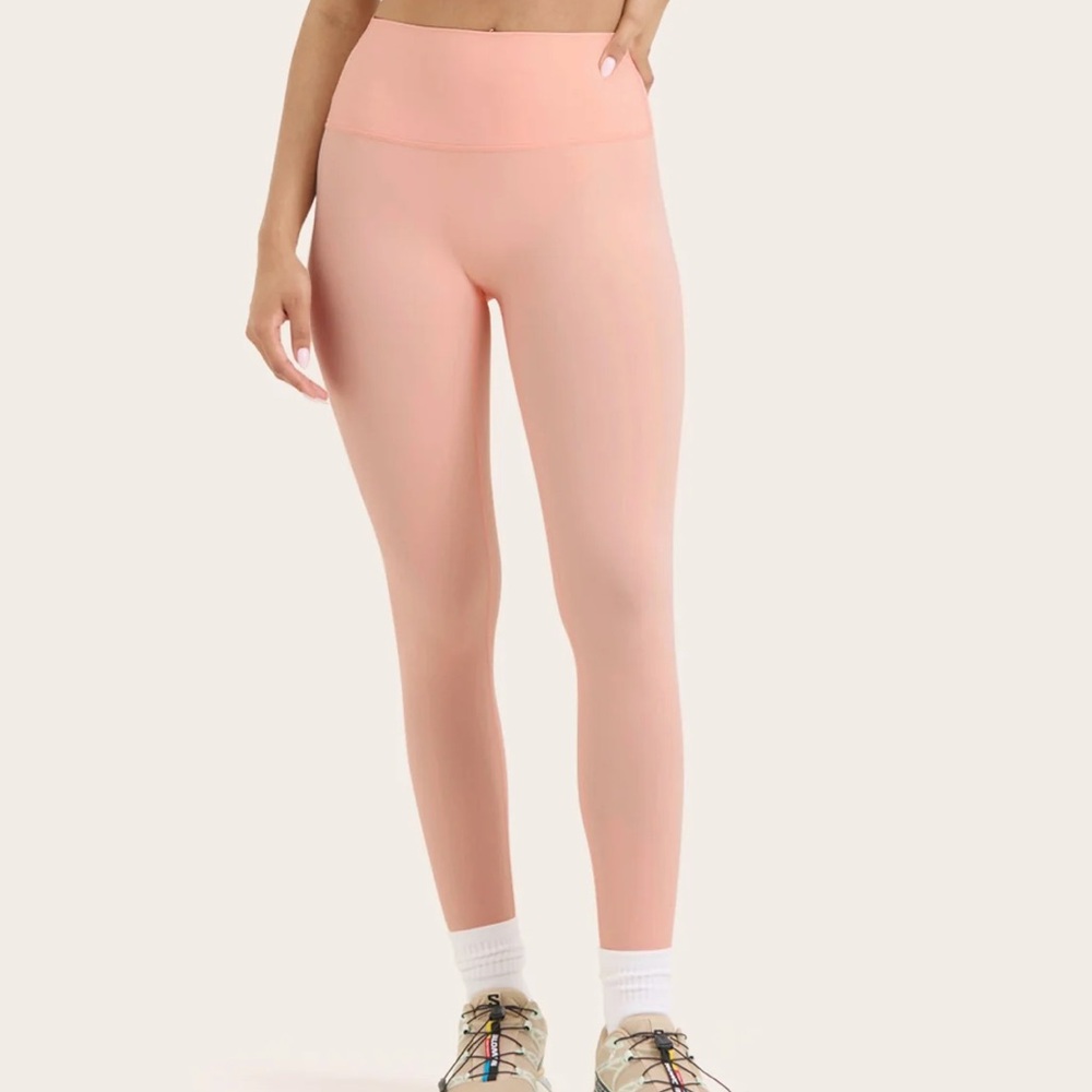 SET Active XXL Peach Workout Leggings High Rise AirLuxe Breathe Pilates Yoga